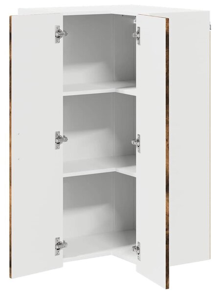 VidaXL Konyhaszekrény polcokkal Füstölt tölgy 57 x 57 x 100 cm Faanyag