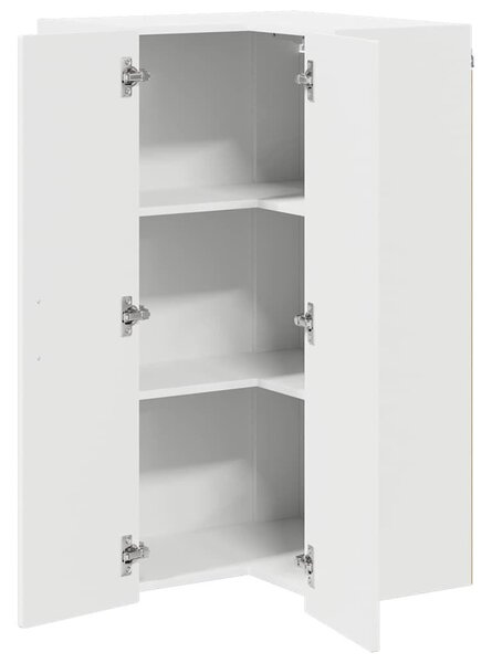 VidaXL Konyhaszekrény polcokkal ajtóval Fehér 57 x 57 x 100 cm Faanyag