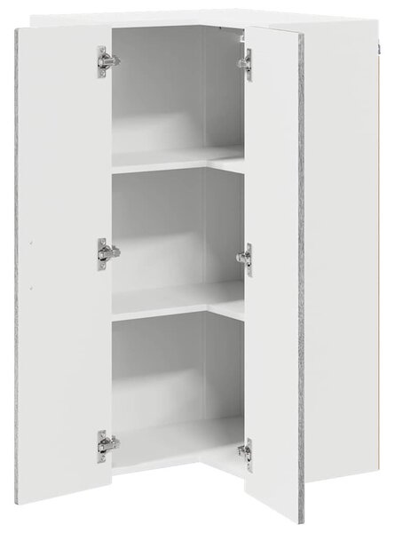 VidaXL Konyhaszekrény polcokkal Szürke Sonoma 57 x 57 x 100 cm Faanyag