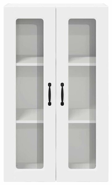 VidaXL Fali üveges szekrény PORTO Fehér 60 x 31 x 100 cm Szerelt Fa