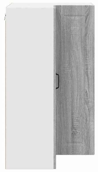 VidaXL Konyhaszekrény polcokkal Szürke Sonoma 57 x 57 x 100 cm Faanyag