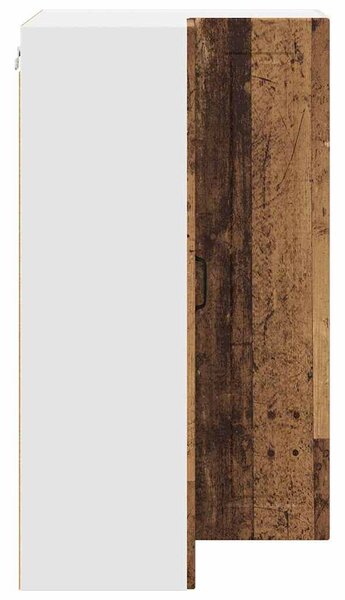 VidaXL Konyhaszekrény polcokkal Öreg fa 57 x 57 x 100 cm Faanyag
