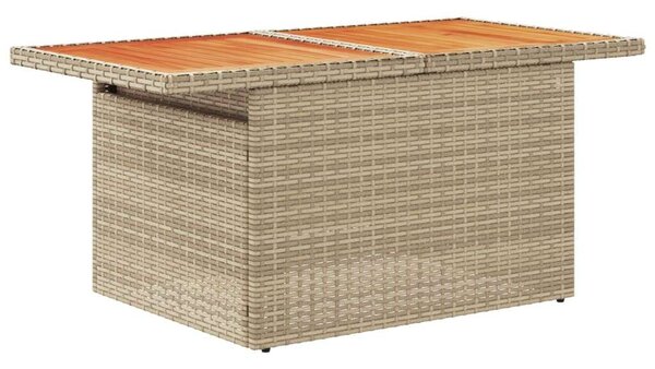 VidaXL Polyrattan Kerti Ülőgarnitúra - 5 részes - Bézs