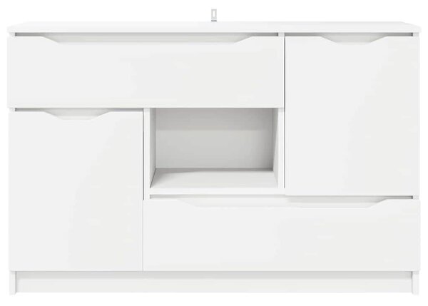 VidaXL Széf fiókkal Fehér 100 x 30 x 65,6 Faanyag