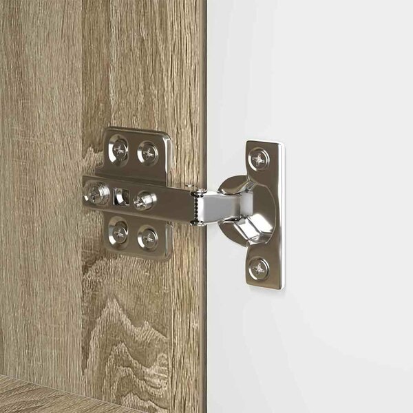 VidaXL Széf fiókkal Sonoma tölgy 100 x 30 x 65,6 Faanyag