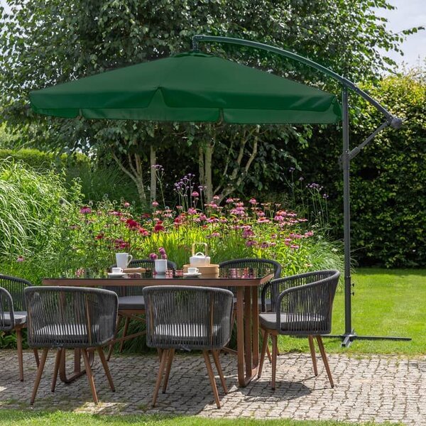 Patio kerti napernyő 3 m zöld