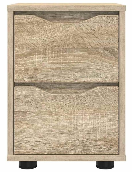 VidaXL Éjjeliszekrények 2 pcs Sonoma tölgy 30,5 x 30 x 43 cm Faanyag