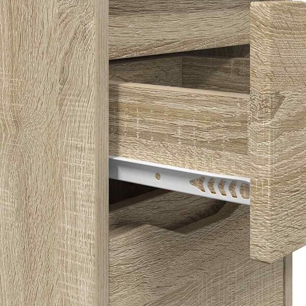 VidaXL Éjjeliszekrények 2 pcs Sonoma tölgy 30,5 x 30 x 43 cm Faanyag