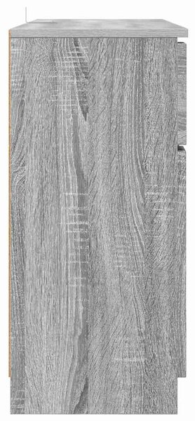 VidaXL Széf fiókkal Szürke Sonoma 100 x 30 x 65,6 Faanyag