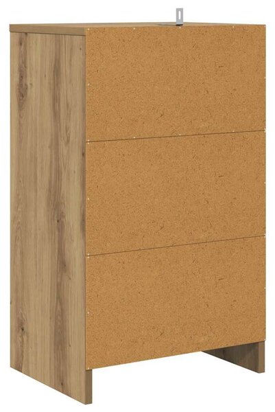 VidaXL Éjjeliszekrények 2 pcs Artisan tölgy 40 x 30 x 467 cm Faanyag