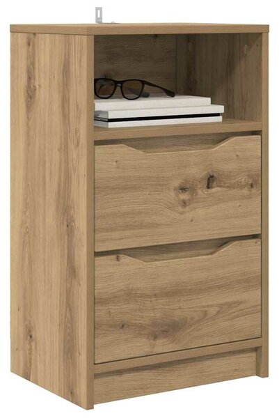 VidaXL Éjjeliszekrények 2 pcs Artisan tölgy 40 x 30 x 467 cm Faanyag