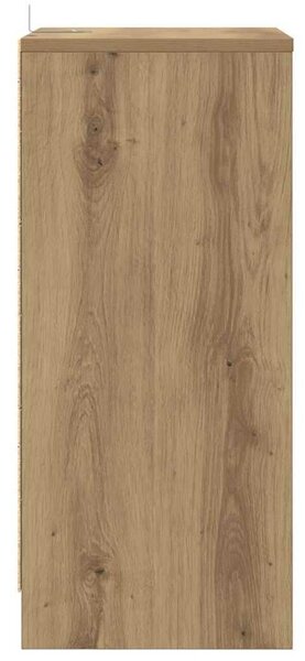 VidaXL Éjjeliszekrények 2 pcs Artisan tölgy 40 x 30 x 467 cm Faanyag