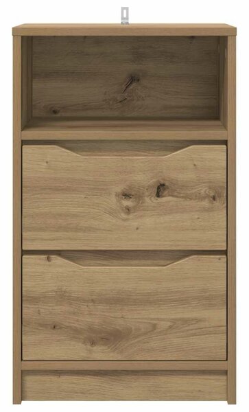 VidaXL Éjjeliszekrények 2 pcs Artisan tölgy 40 x 30 x 467 cm Faanyag