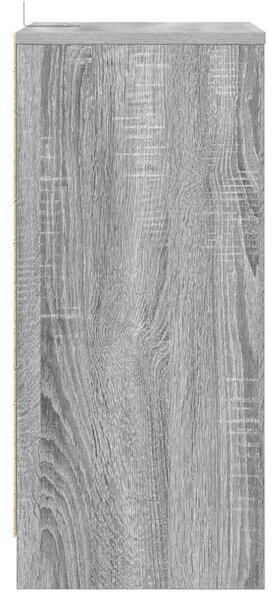 VidaXL Éjjeliszekrények 2 pcs Szürke Sonoma 40 x 30 x 467 cm Faanyag
