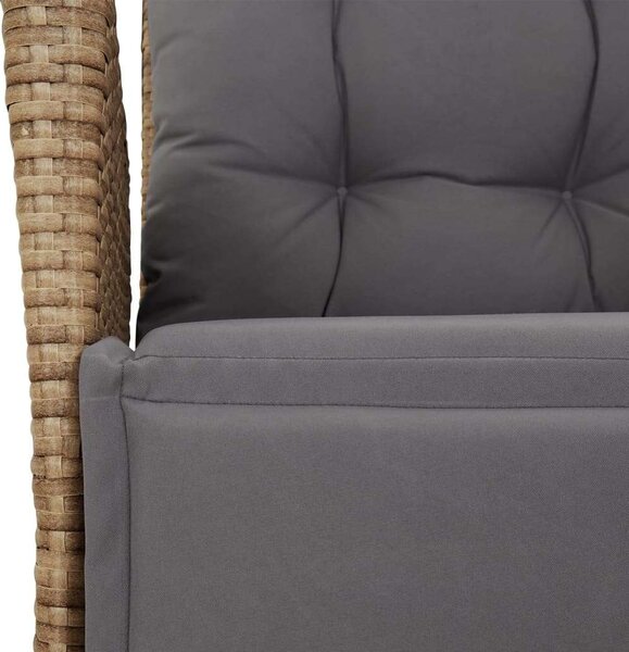 VidaXL Polyrattan Kerti Étkezőgarnitúra - 9 részes