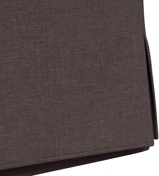 VidaXL Étkező Székek 2 pcs sötétbarna 57 x 67 x 98 cm szövet