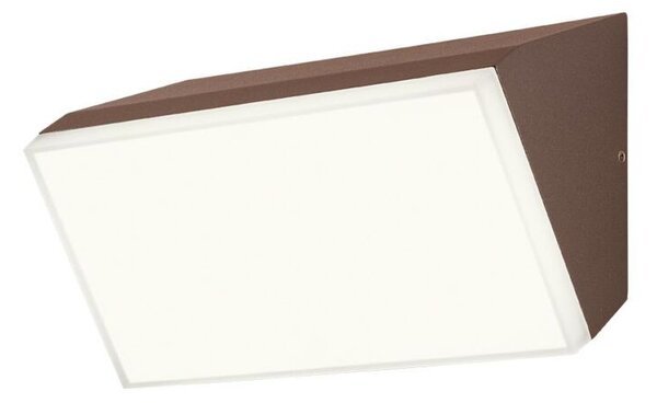 JAPO kültéri LED fali lámpa sötétbarna IP54 12W/3000K, 18x10 cm