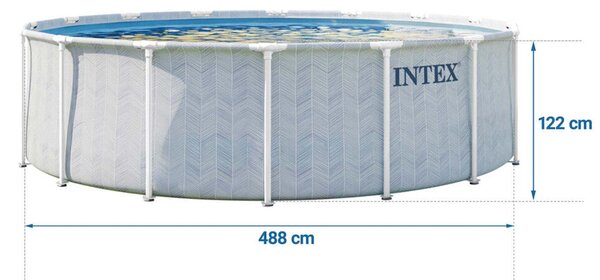 Kerti medence kerettel 488 x 122 cm 12 az 1-ben Intex 26746ND