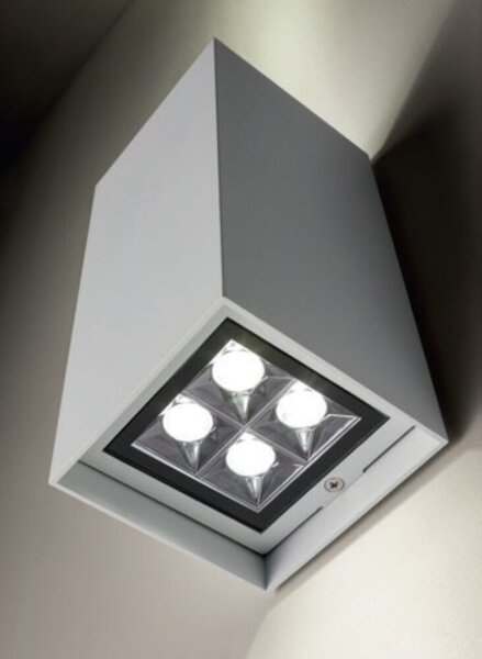 HUB modern LED falilámpa, fehér