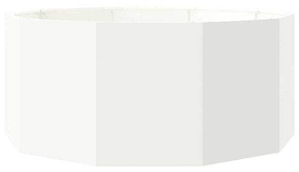 VidaXL Növénytartó Fehér 120 x 120 x 50 cm Acél