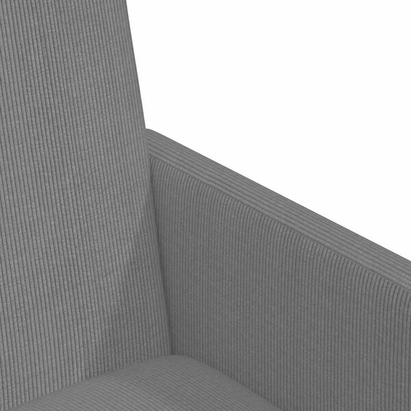 VidaXL Étkező Székek 2 pcs Sötétszürke 57 x 66 x 94 cm Bársony anyag