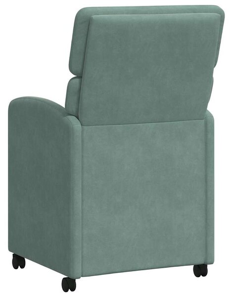 VidaXL Étkező Székek 2 pcs tengerzöld 58 x 65 x 98 cm Bársony