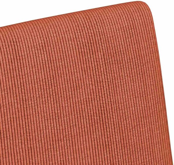 VidaXL Étkező Székek 2 pcs Piros narancs 57 x 66 x 94 cm Bársony anyag