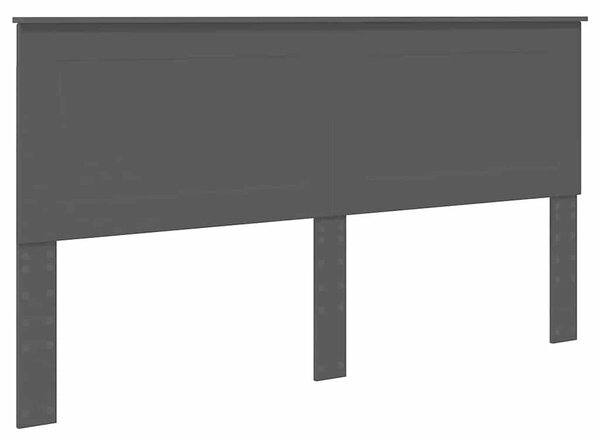 VidaXL Fejtámla Fekete Tölgy 100 cm Mérnöki fa