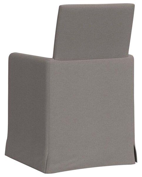 VidaXL Étkező Székek 2 pcs Tópszínű 57 x 67 x 95 cm szövet