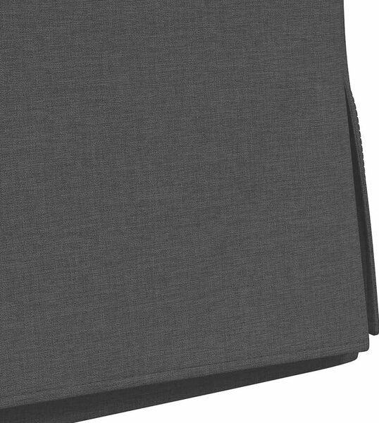 VidaXL Étkező Székek 2 pcs Fekete 57 x 67 x 98 cm szövet