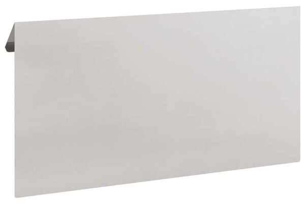 VidaXL Csiga kerítés 16 db 50 x 3,5 x 25 cm Rozsdamentes Acél Ezüst