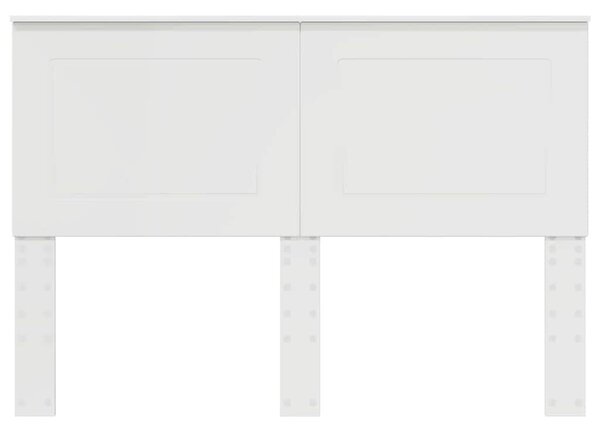 VidaXL Fejtámla Fényes Fehér 160 cm Faanyag