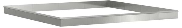 VidaXL Csiga kerítések 20 db 100 x 3,5 x 25 cm Horganyzott acél Ezüst