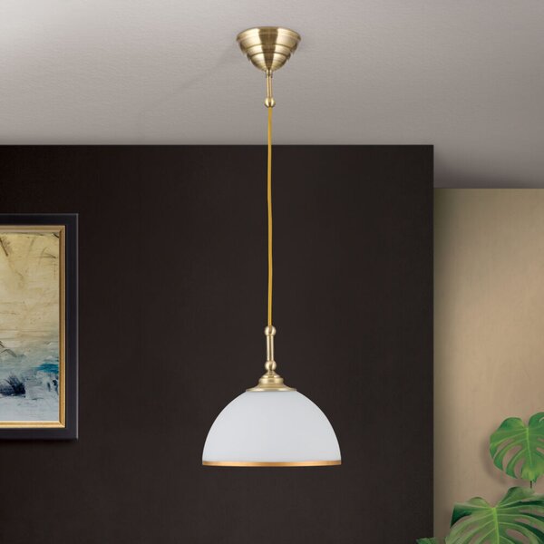 OLD LAMP klasszikus függőlámpa textil kábellel