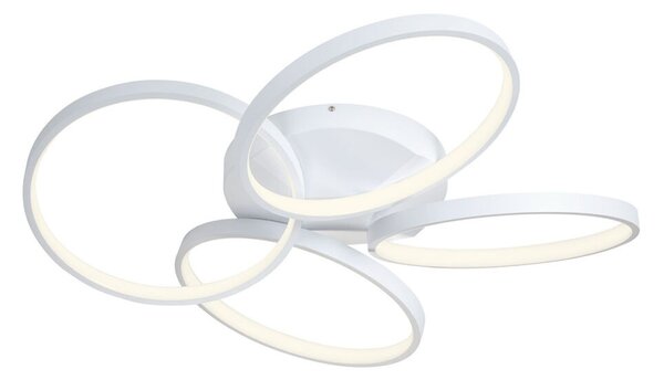 ESPIRAL modern LED mennyezeti lámpa, ötös, fehér