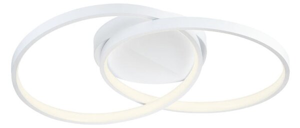 ESPIRAL modern LED mennyezeti lámpa, kettes, fehér