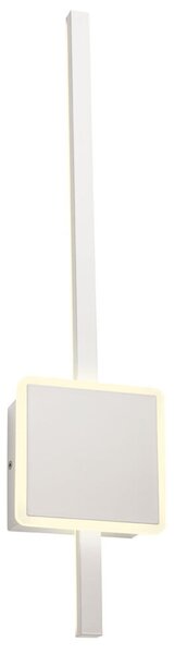 DIAZ modern LED fali lámpa, fehér, szögletes