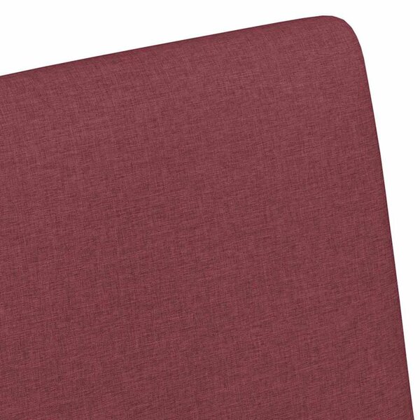 VidaXL Étkező Székek kerekekkel 2 pcs bordó 57 x 66 x 94 cm szövet
