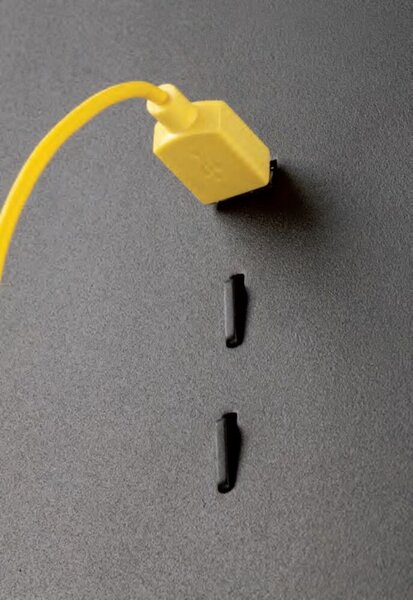 ZEN LED fali lámpa, matt fekete+USB töltő