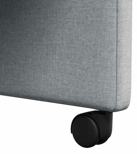VidaXL Étkező Székek 2 pcs Világosszürke 58 x 65 x 94 cm szövet
