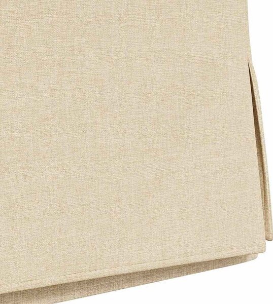 VidaXL Étkező Székek 2 pcs Krém 57 x 67 x 98 cm szövet