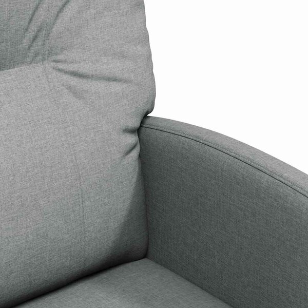 VidaXL Kerekes Étkező Székek 2 pcs Világosszürke 57 x 67 x 95 cm
