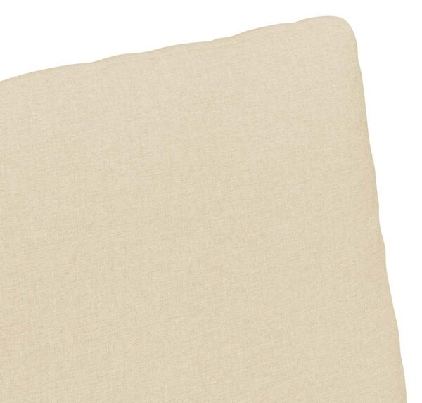 VidaXL Étkező Székek 2 pcs Krém 57 x 67 x 98 cm szövet