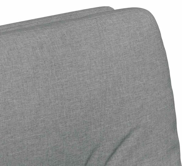 VidaXL Kerekes Étkező Székek 2 pcs Világosszürke 57 x 67 x 95 cm