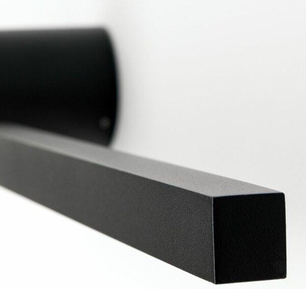 BEAUTY modern LED tükörvilágítás, matt fekete, 61 cm