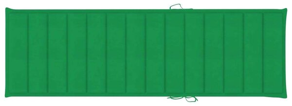 VidaXL Fa Napozóágy - Asztallal és Párnával - 198x90cm