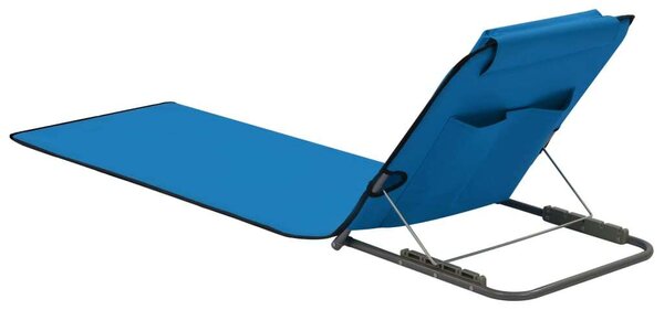 VidaXL Két darab Kék Összecsukható Napozóágy - 160cm