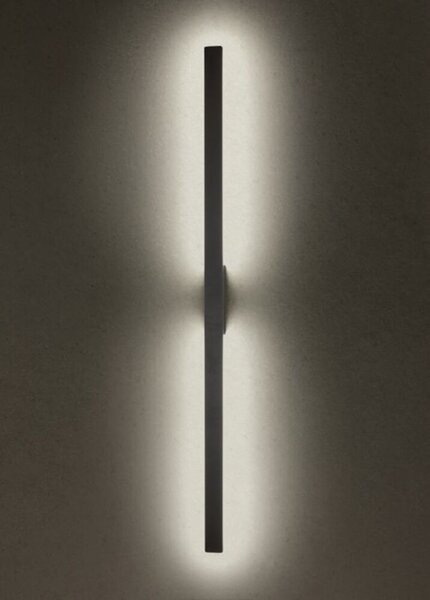 REFLEXA kültéri LED falilámpa, antracit, 124 cm