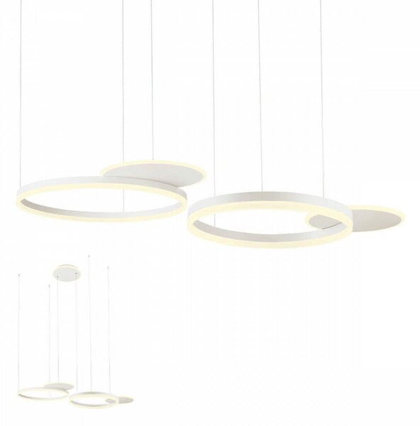 Modern LED csillár, SIGUA, fehér, 114W