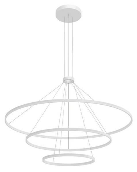 ORBIT LED csillár, ?60+?100+?150cm, fehér, -TRIAC